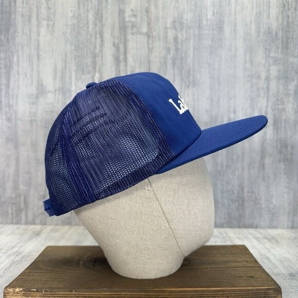 Labatts Blue Trucker Mesh Snapback Vtg Hat Cap - Picture 5 of 8